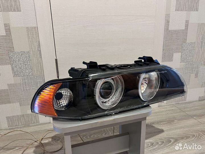 Фары bmw e39/бмв е39 ангельские глазки