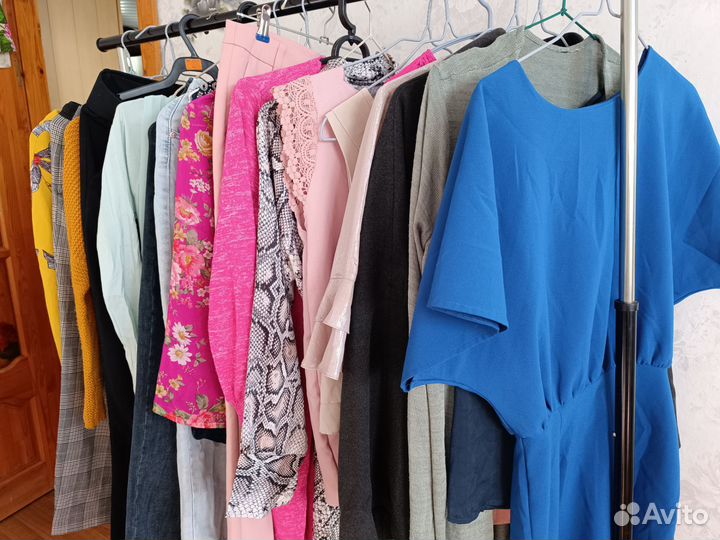 Огромный пакет (60 штук) вещей 44-46 размер