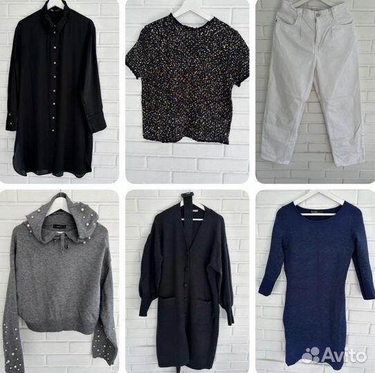 Вещи пакетом Платье Zara, джинсы Zara, кофта Zara
