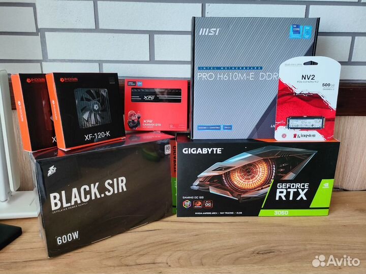 Новый игровой пк RTX 3060 монитор+допы в наличии