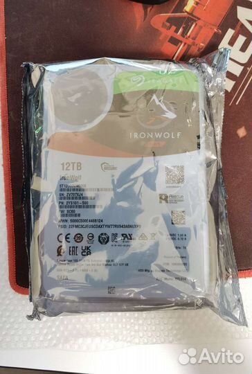 Жёсткий диск Seagate Ironwolf 12tb 12000VN0008