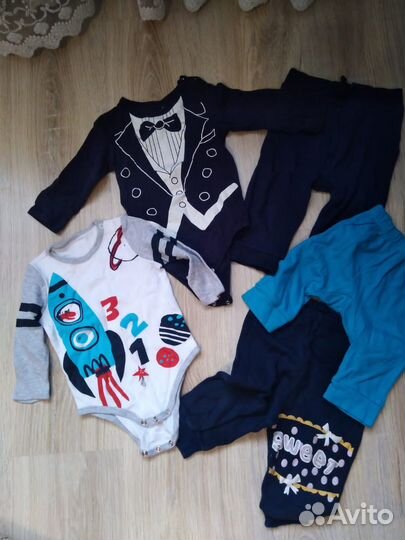 Вещи пакетом для мальчика от 0