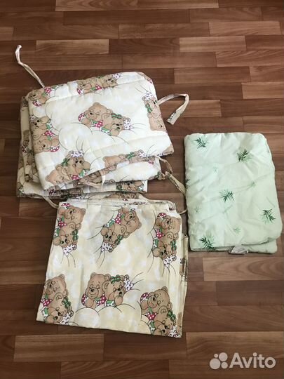 Комплект постельного белья в детскую кроватку