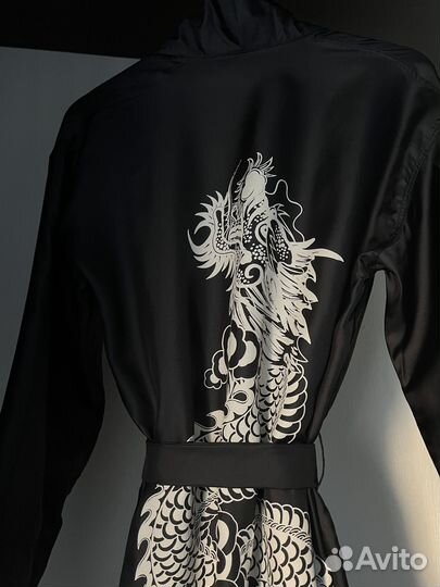 Шелковый халат мужской PaulStuart оригинал новый