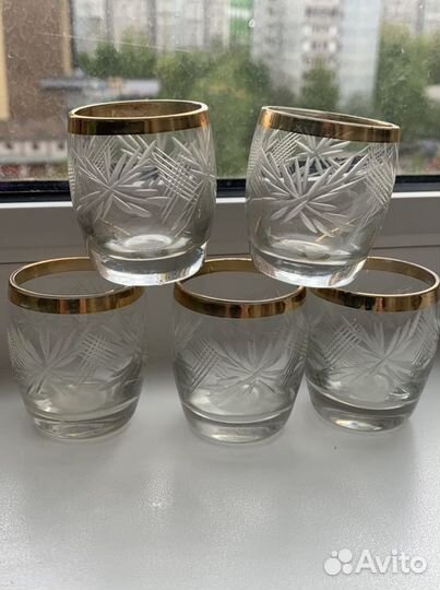 Бокалы, фужеры, рюмки СССР