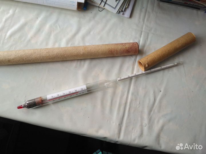 Спиртометр для самогона и мерный цилиндр СССР