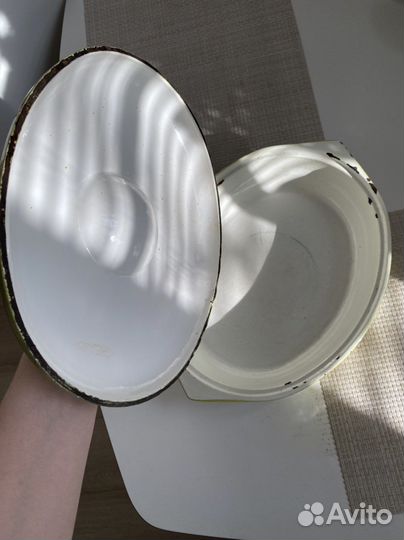 Утятница чугунная эмалированная