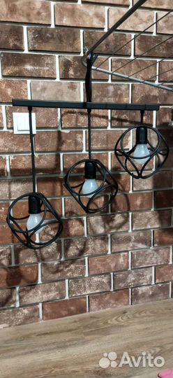 Люстра в стиле лофт