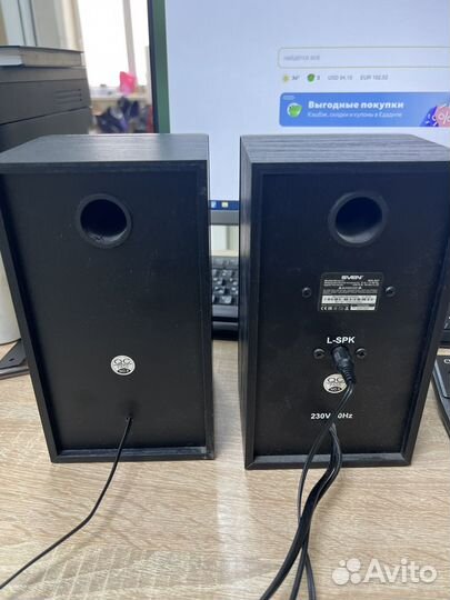 Колонки доя компьютера 2.0 Sven SPS-607