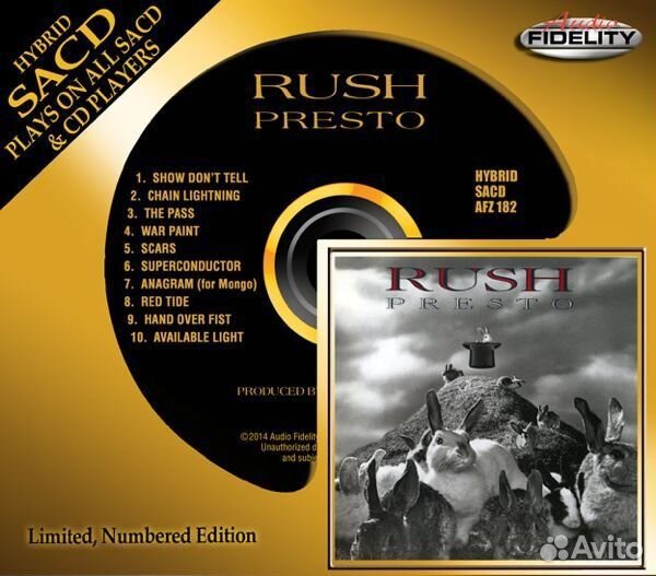 Rush - Presto (Hybrid-sacd) (Limited Numbered Edition) (1 CD)