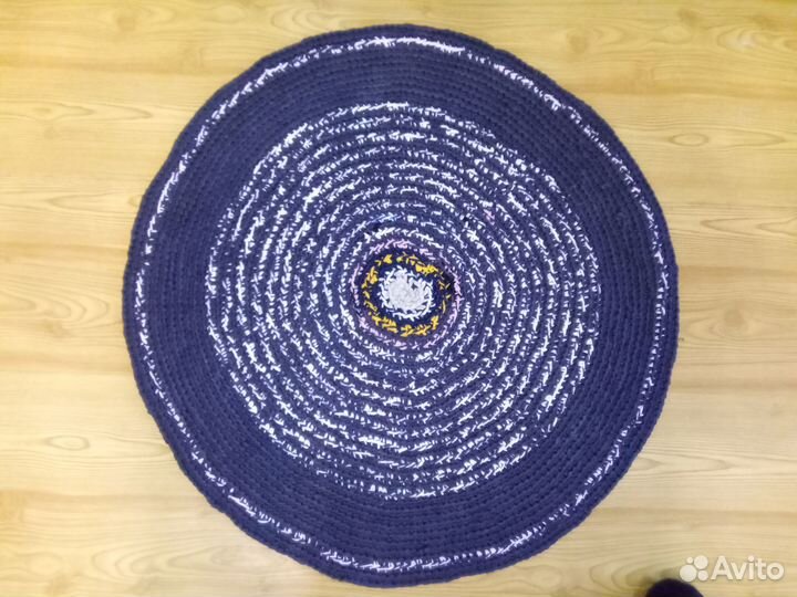 Коврики вязаные круглые и прямоугольные