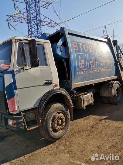 Маз ко440 вм мусоровоз с задней загрузкой