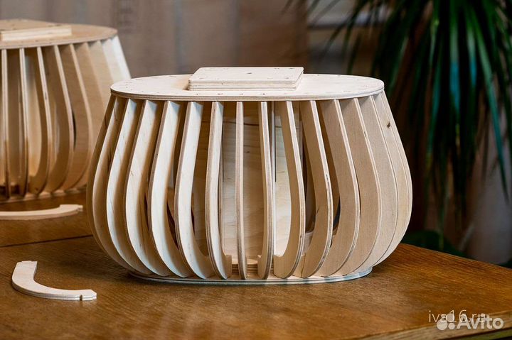 Шаблон для плетения корзины