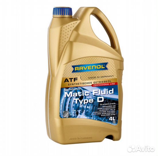 Масло АКПП ravenol ATF Matic Fluid Type D