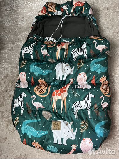 Зимний конверт в коляску