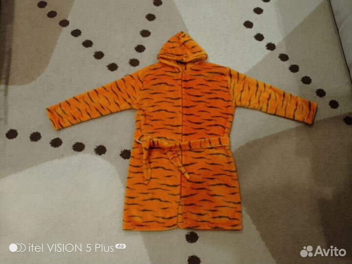 Халат домашний детский велюровый 140 размер