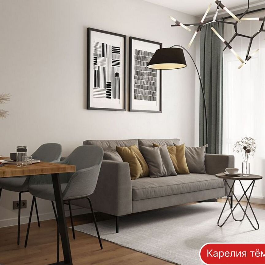 3-к. квартира, 66,7 м², 4/12 эт.