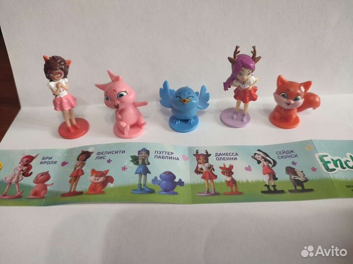 Игрушки из шаров чупа-чупс серии Enchantimals