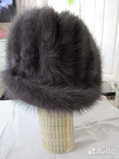 Шапки норка вязанные
