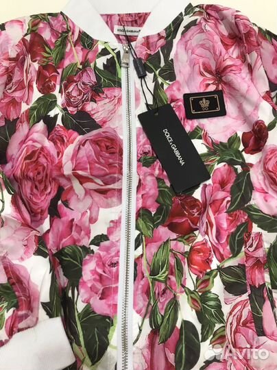 Куртка бомбер для девочки D&G
