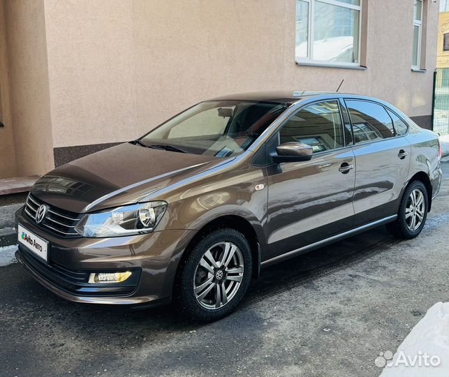 Volkswagen Polo 1.6 AT, 2015, 41 500 км