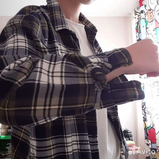 Клетчатая рубашка для девочки zara