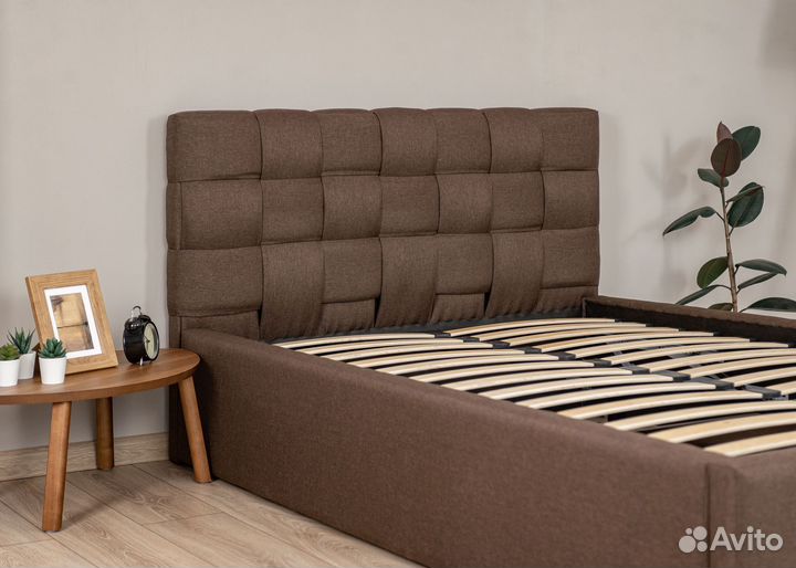 Кровать новая 120х200 Прованс коричневый