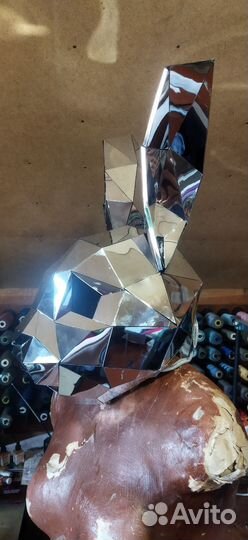 Маска зеркальная зая