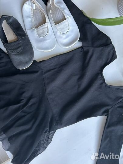 Лосины футболка балетки чешки купальник для танцев