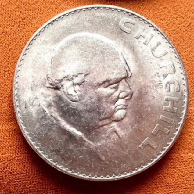 Монета Churchill Crown 1965