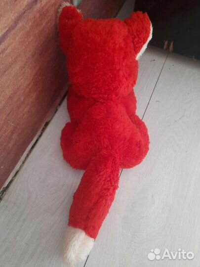 Лиса гдр игрушка мягкая