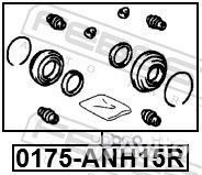 Ремкомплект суппорта тормозного заднего 0175ANH