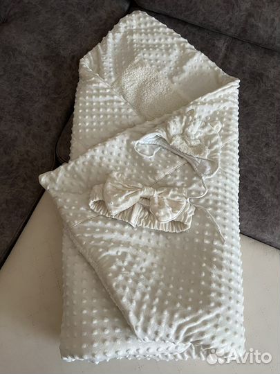 Конверт одеяло на выписку зимний