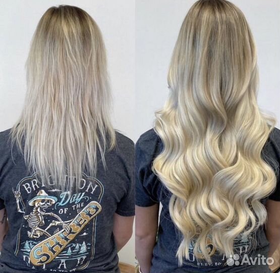 Модель на наращивание и коррекцию волос