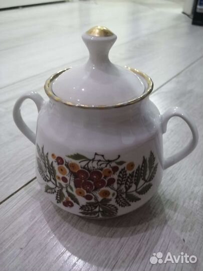 Сахарница фарфор СССР