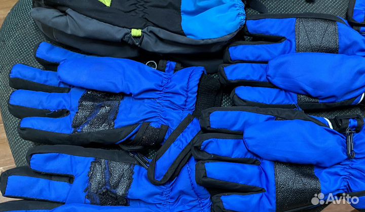 Варежки зимние детские ziener 5,5 размер)