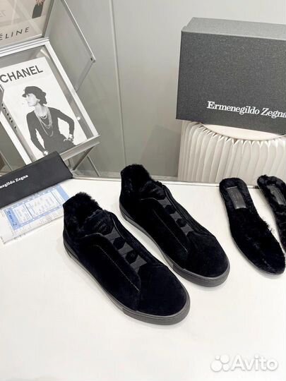 Кеды ermenegildo zegna (Зимние )