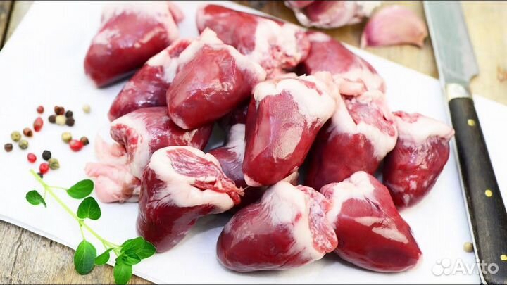 Куриные сердца