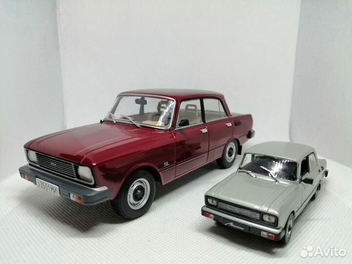 Модель Москвич-2140SL «Супер люкс» в масштабе 1:24
