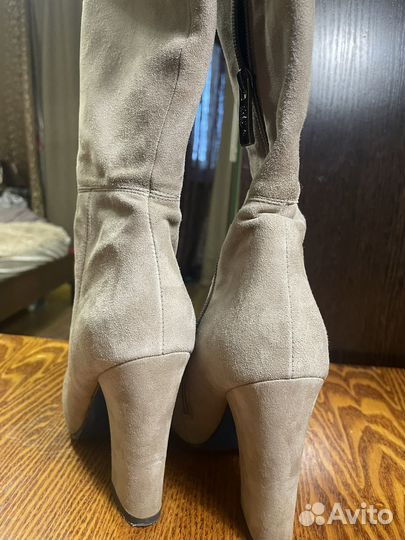 Сапоги женские зимние натуральная кожа 37