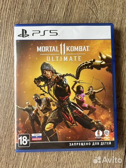 Игра на ps5 mortal kombat 11 диск