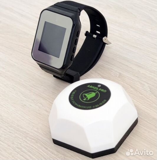 Беспроводная система/кнопка вызова официанта часы