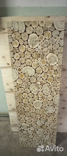 Панно из можжевельника для бани