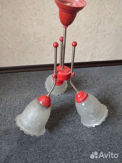 Люстра потолочная подвесная бу