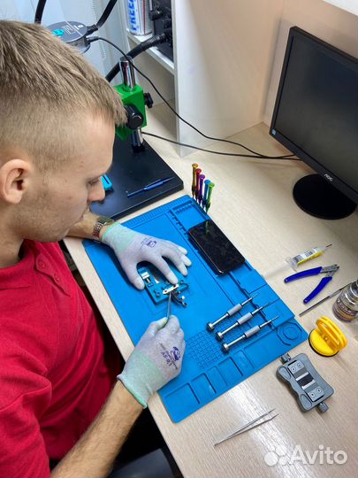 Выездной ремонт iPhone с гарантией