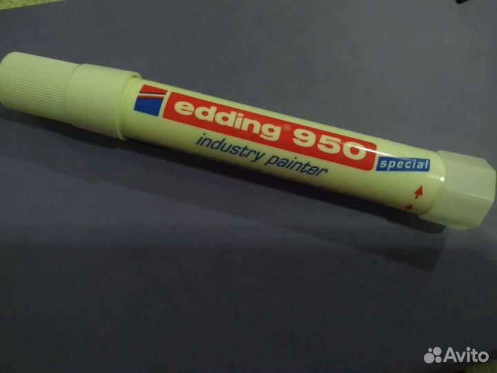 Маркер-краска лаковый edding 8750, чёрный, белый