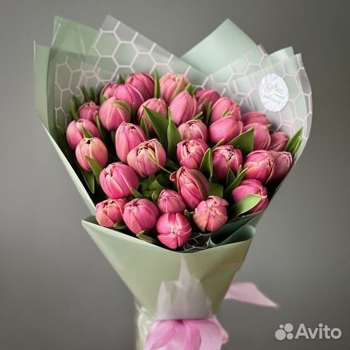 Цветы - букет тюльпанов с доставкой
