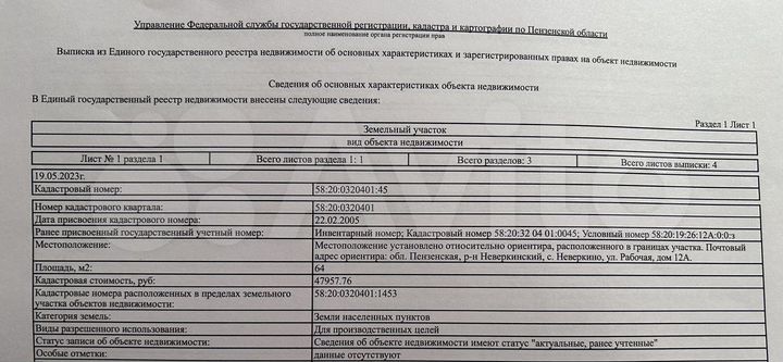 Участок 1 сот. (ИЖС)