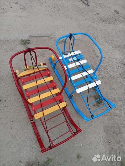 Детские зимние санки