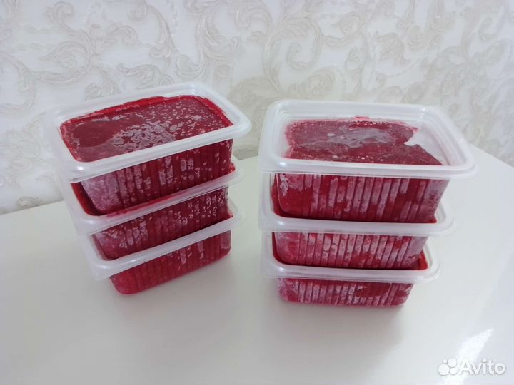 Малина перетертая с сахаром